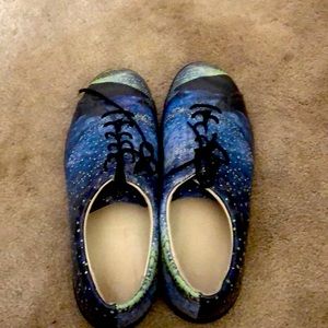 Van Gogh Starry starry night flat shoes